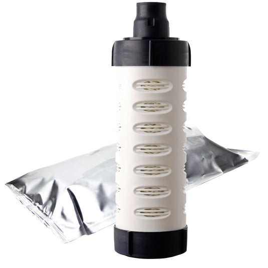 Life Saver Bottle replacement filter with foil wrap for extended shelf life
